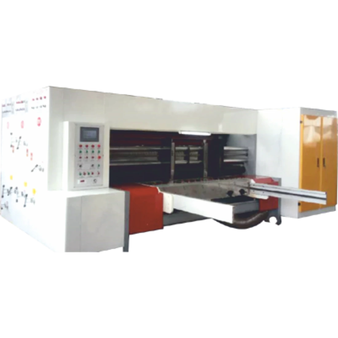 1/2/3/4 Color Printer Slotter with Lead Edge Feeder