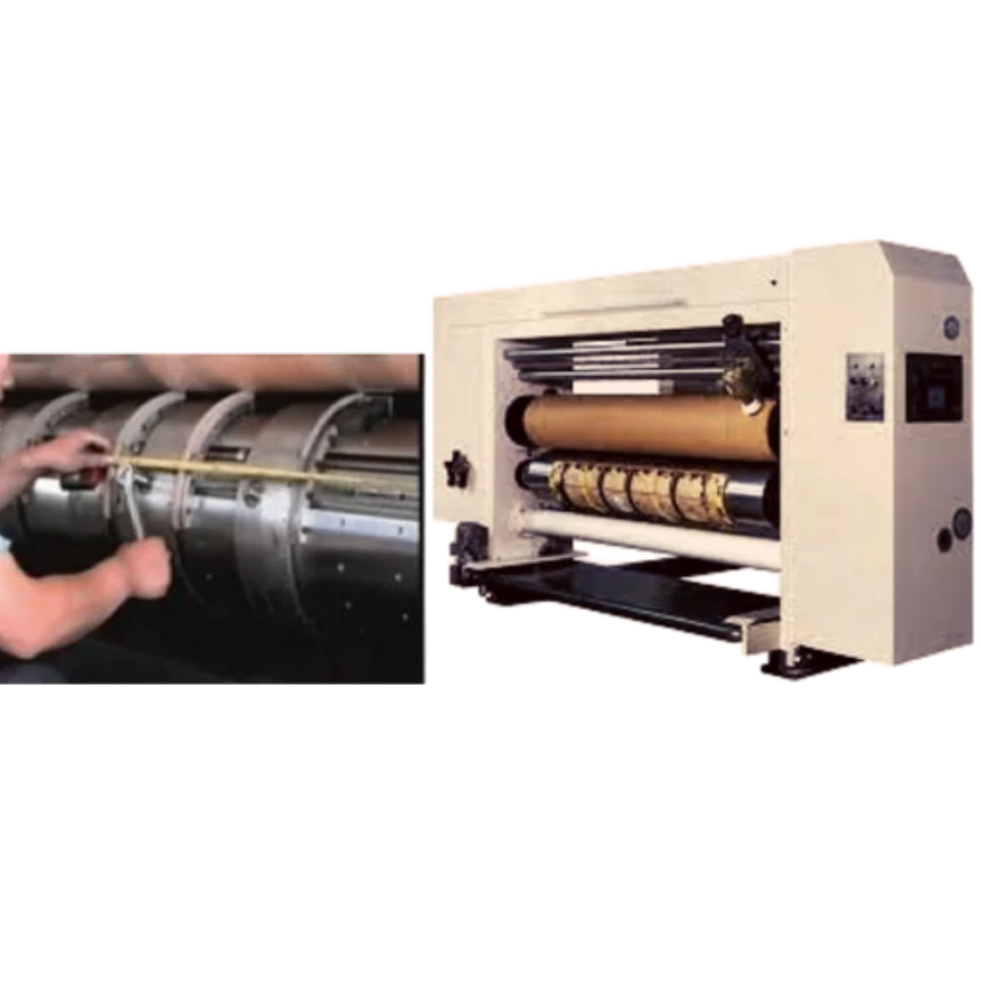 1/2/3/4 Color Printer Slotter with Rotary Die Cutter with Chain Feeder