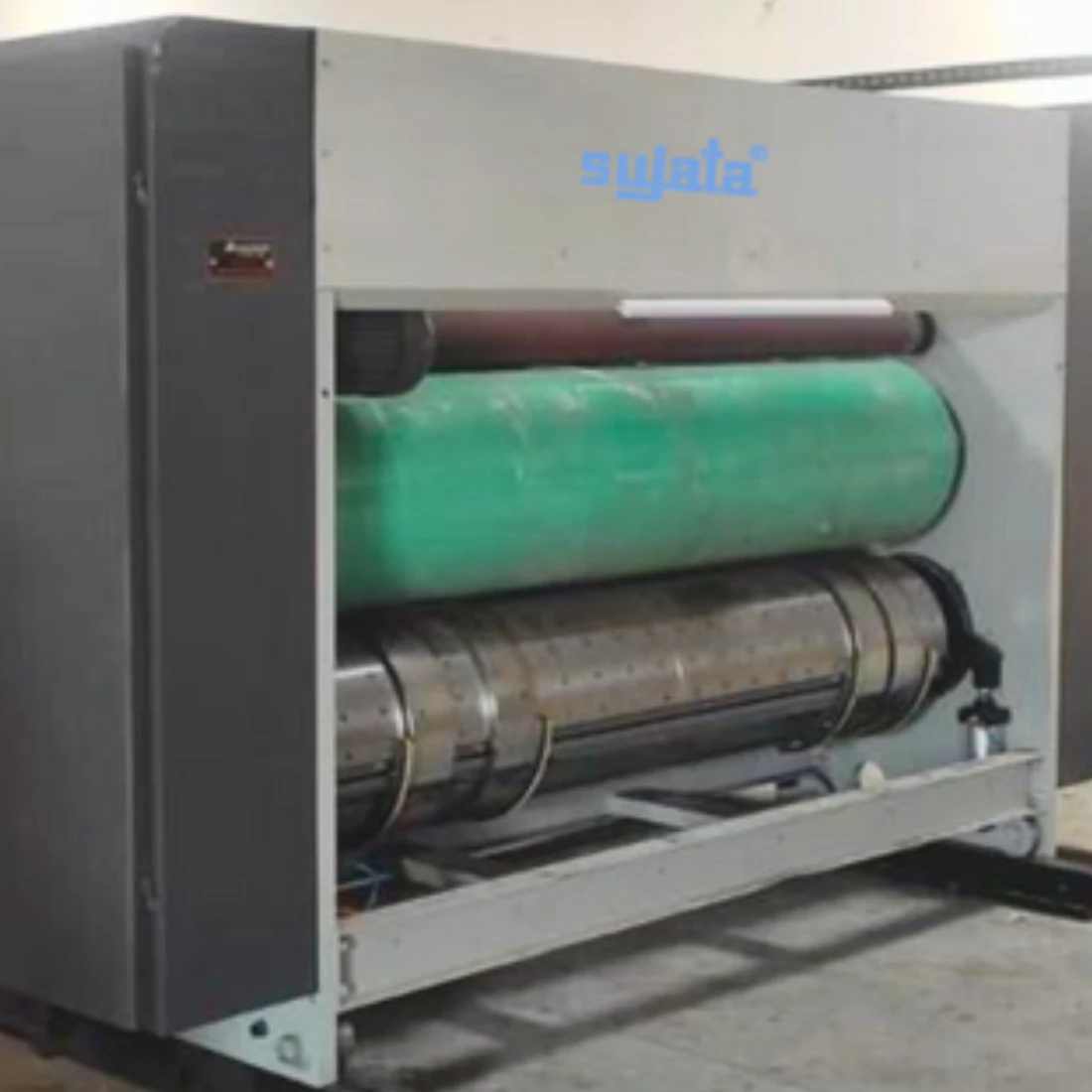 1/2/3/4 Color Printer Slotter with Rotary Die Cutter with Chain Feeder