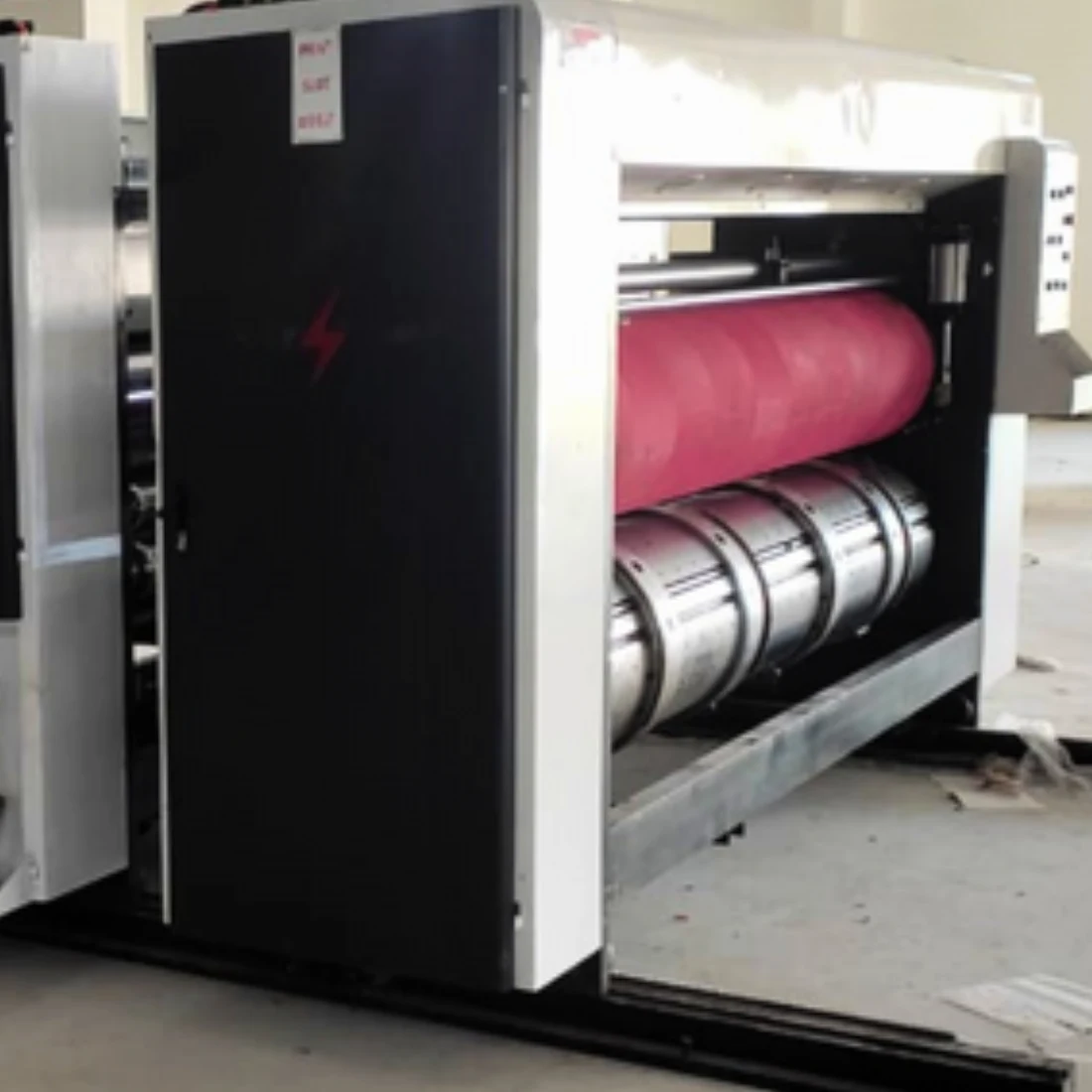 1/2/3/4 Color Printer Slotter with Rotary Die Cutter with Chain Feeder