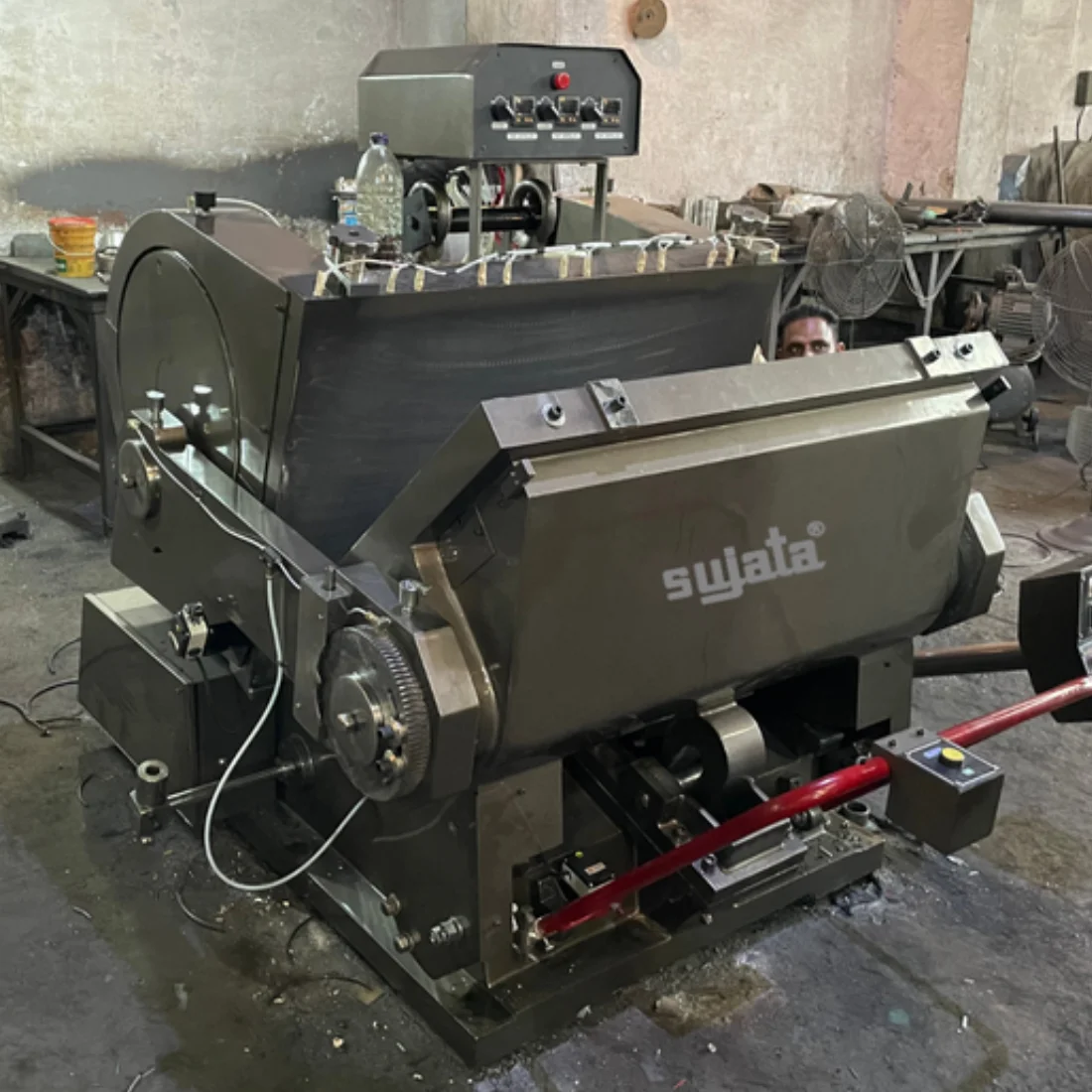Die Cutting and Creasing Machine with Heated Platen