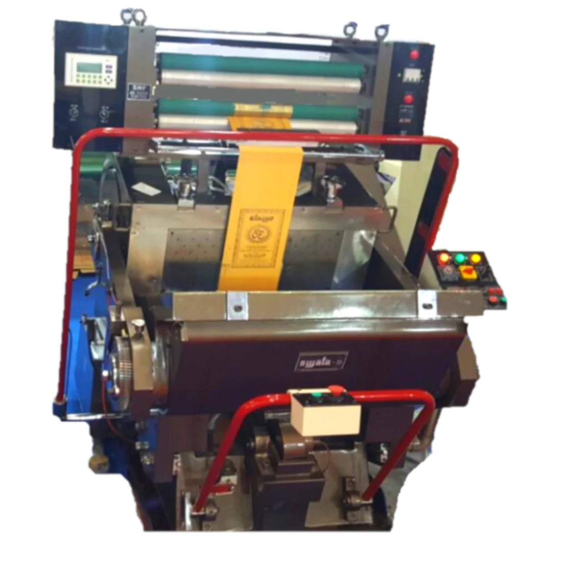 Die Cutting and Creasing Machine with Hot Foil