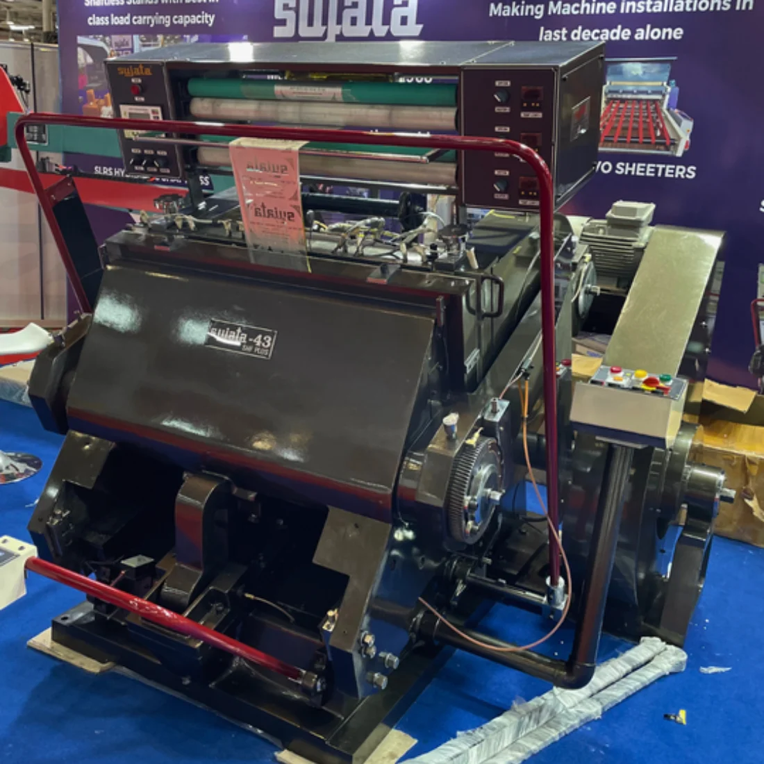 Die Cutting and Creasing Machine with Hot Foil