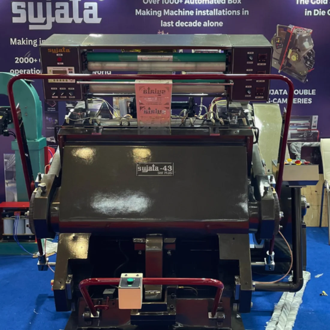 Die Cutting and Creasing Machine with Hot Foil