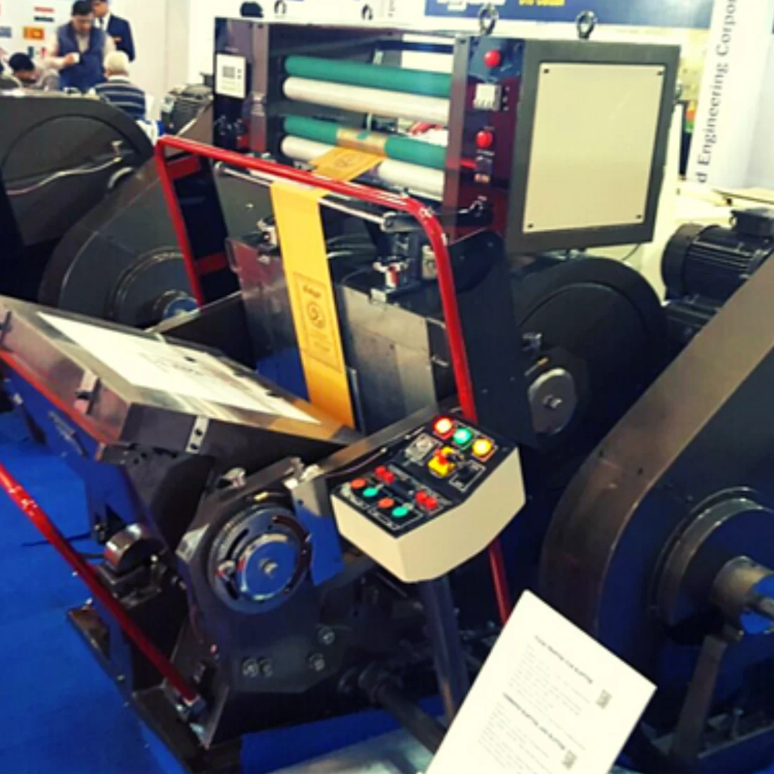 Die Cutting and Creasing Machine with Hot Foil