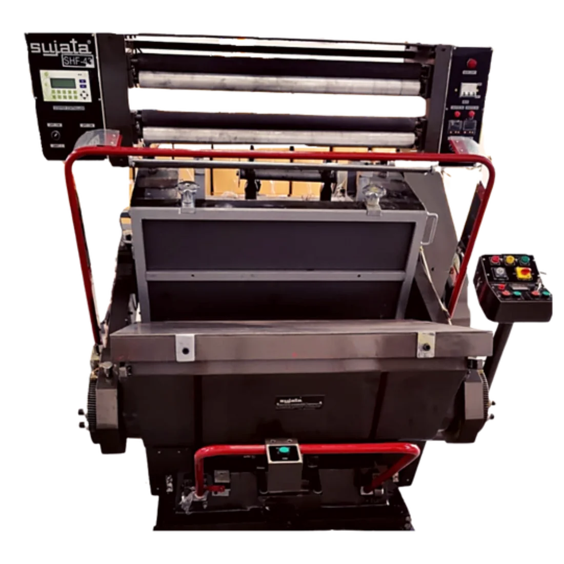 Die Cutting and Creasing Machine with Hot Foil