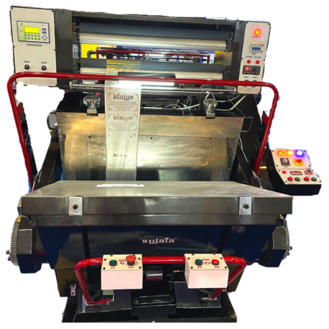 Die Cutting and Creasing Machine with Hot Foil