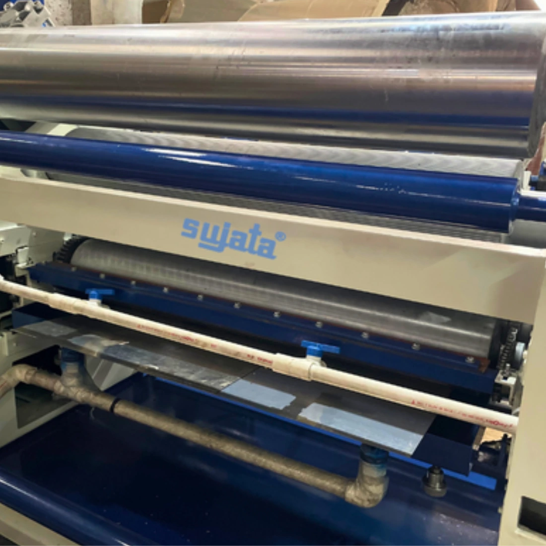 High Speed Pneumatic Type Paper Corrugation Machine (Fingerless)