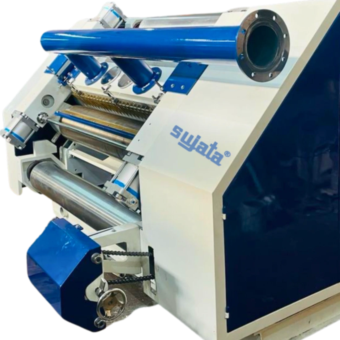 High Speed Pneumatic Type Paper Corrugation Machine (Fingerless)