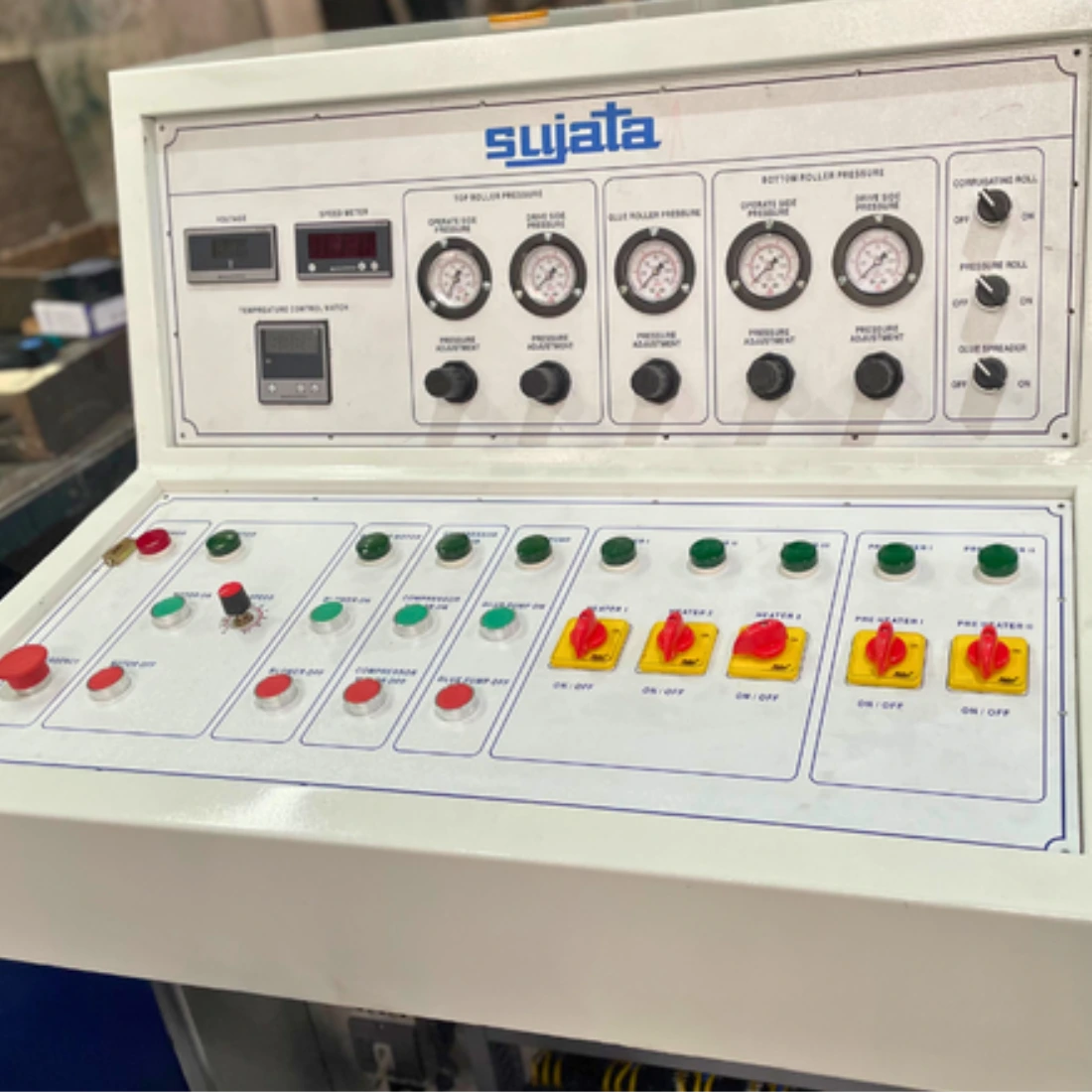 High Speed Pneumatic Type Paper Corrugation Machine (Fingerless)