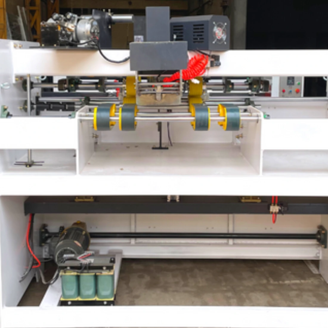 Semi Automatic Box Stitching Machine with Auto Lift Table
